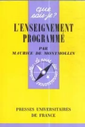 Couverture du produit · L'enseignement programmé
