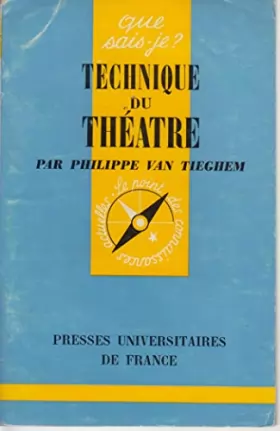 Couverture du produit · Technique du théâtre