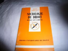 Couverture du produit · Que sais-je ? n?951 Sociologie du droit