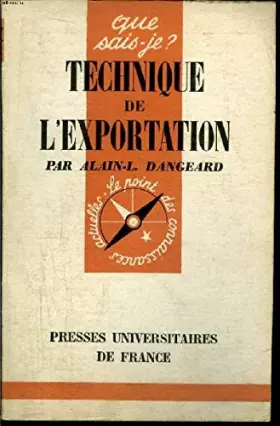 Couverture du produit · Que sais-je? N° 889 Technique de l'exportation