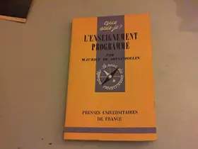 Couverture du produit · L'enseignement programmé - Que sais-je ? N°1171