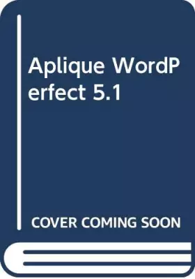 Couverture du produit · Aplique wordperfect 5.1