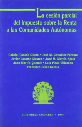 Couverture du produit · La cesión parcial del impuesto sobre la renta a las comunidades autónomas