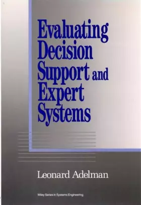 Couverture du produit · Evaluating Decision Support and Expert Systems