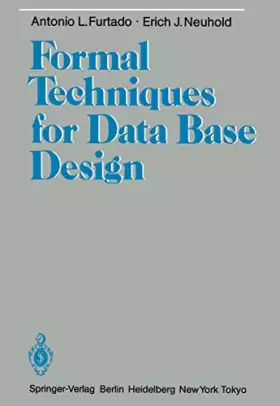 Couverture du produit · Formal Techniques for Data Base Design