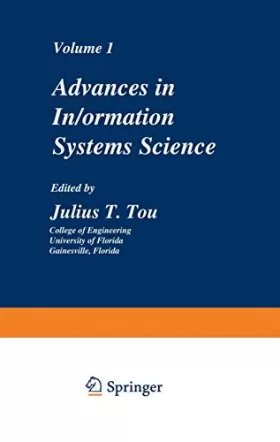 Couverture du produit · Advances in Information Systems Science: Volume 1