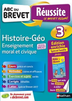 Couverture du produit · ABC du Brevet Réussite Parent Histoire-Géographie EMC 3e