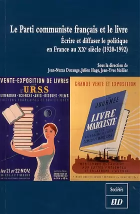 Couverture du produit · Parti communiste français et le livre 1920 1992