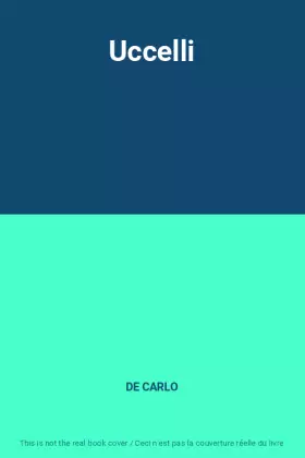 Couverture du produit · Uccelli