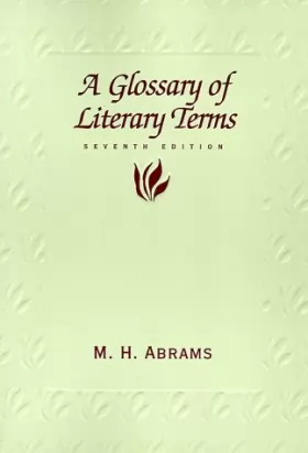 Couverture du produit · Glossary of Literary Terms