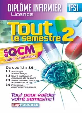 Couverture du produit · Tout le semestre 2 UE 1.1 à 2.6: En QCM + QROC + évaluations