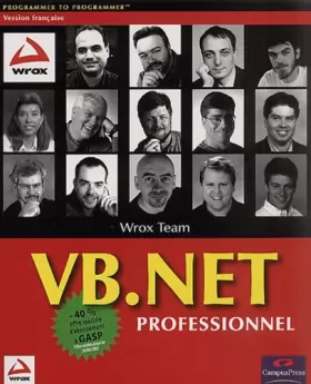 Couverture du produit · VB.NET Professionnel: wrox