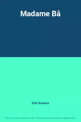 Couverture du produit · Madame Bâ