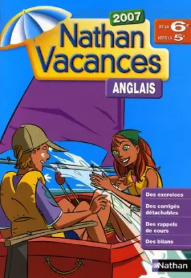 Couverture du produit · Anglais de la 6e vers la 5e