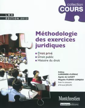 Couverture du produit · Méthodologie des exercices juridiques : 5 exercices, 3 disciplines