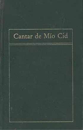 Couverture du produit · Cantar de Mio Cid