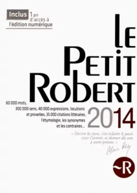 Couverture du produit · PETIT ROBERT 1 2014 GRAND FORM