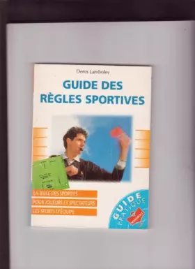 Couverture du produit · Guide des règles sportives