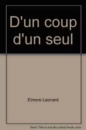Couverture du produit · D'un coup, d'un seul