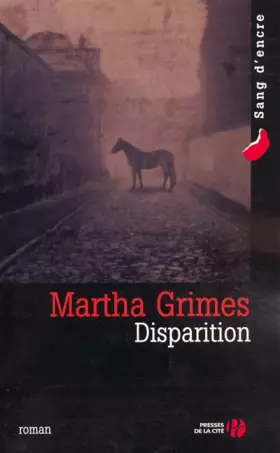Couverture du produit · Disparition