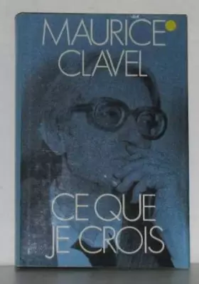 Couverture du produit · Ce que je crois