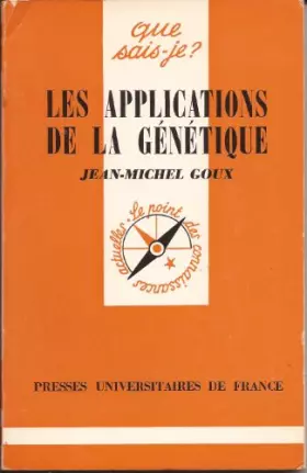 Couverture du produit · Les applications de la genetique