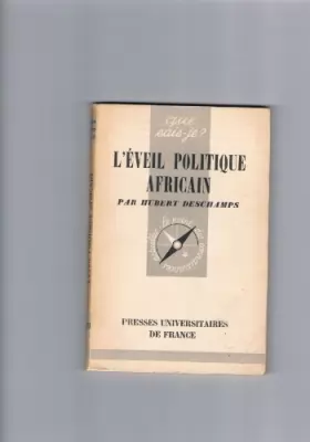 Couverture du produit · L'Éveil politique africain : Par Hubert Deschamps