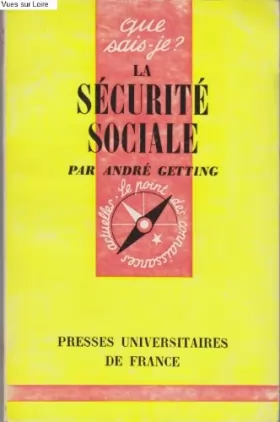 Couverture du produit · La securite sociale