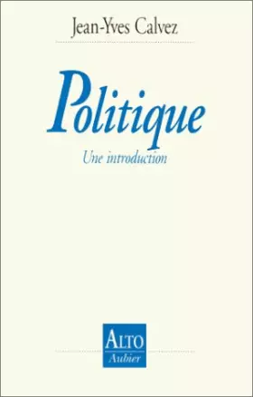 Couverture du produit · Politique : Une introduction