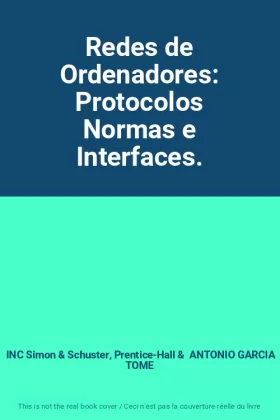 Couverture du produit · Redes de Ordenadores: Protocolos Normas e Interfaces.