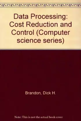 Couverture du produit · Data Processing Cost Reduction and Control
