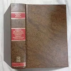 Couverture du produit · Codigo de derecho comunitario europeo