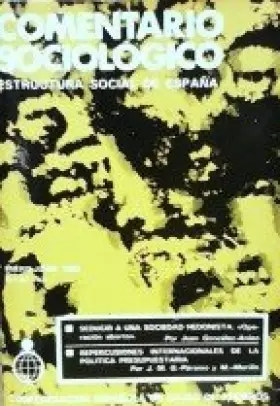 Couverture du produit · Comentario sociológico: [estructura social de España]