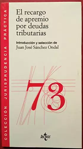 Couverture du produit · Recargo de apremio por deudas tributarias, el