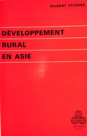 Couverture du produit · Développement rural en Asie