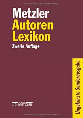 Couverture du produit · Metzler Autoren Lexikon