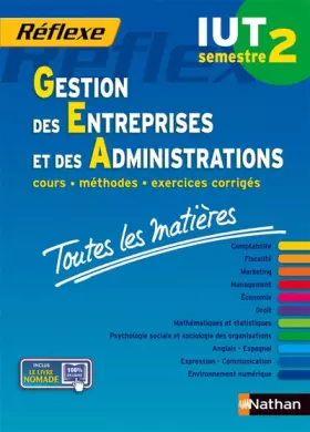 Couverture du produit · Toutes les matières IUT Gestion des entreprises et des administrations - Semestre 2
