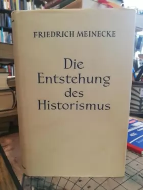 Couverture du produit · Die Entstehung des Historismus