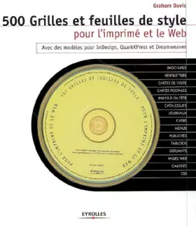 Couverture du produit · 500 Grilles et feuilles de style pour l'imprimé et le Web (1Cédérom)