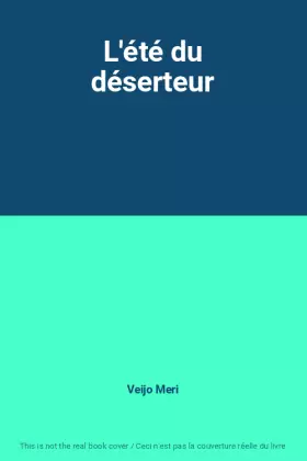 Couverture du produit · L'été du déserteur