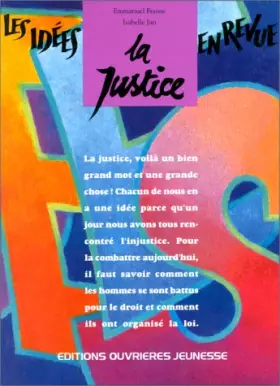Couverture du produit · La justice