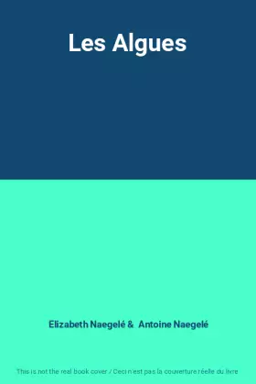 Couverture du produit · Les Algues