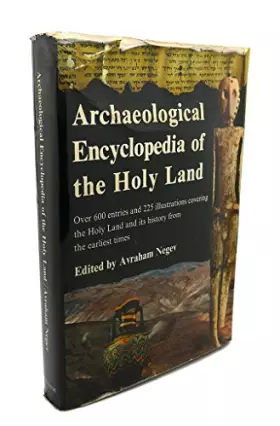 Couverture du produit · ARCHAEOLOGICAL ENCYCLOPEDIA OF THE HOLY LAND