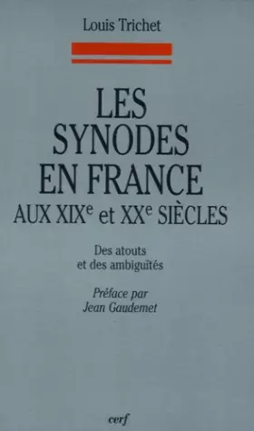 Couverture du produit · Les Synodes en France aux XIXe et XXe siècles