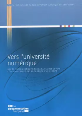 Couverture du produit · Vers l'université numerique