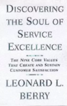 Couverture du produit · Discovering the Soul of Service: The Nine Drivers of Sustainable Business Success