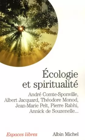 Couverture du produit · Ecologie et spiritualité