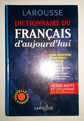 Couverture du produit · Dictionnaire du français d'aujourd'hui