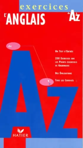 Couverture du produit · L'anglais de A à Z exercices, édition 97