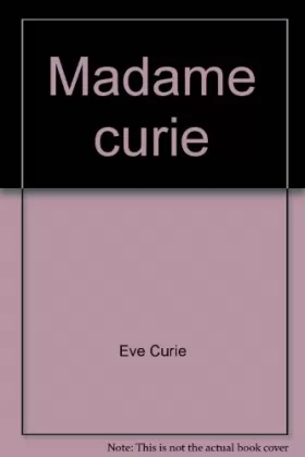 Couverture du produit · Madame Curie